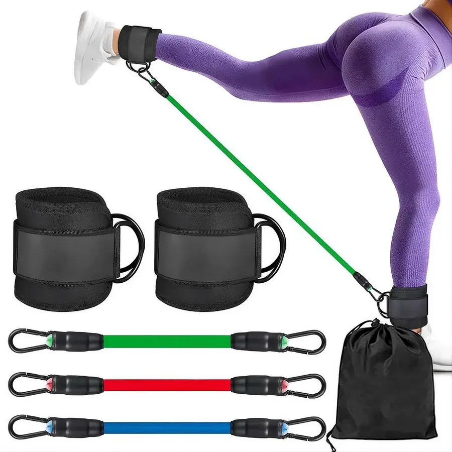 Ankle Resistance Bands Set — Gullee Gadgets Fitness & Rehab — wholesale Kitchen & Drinkware by the case
