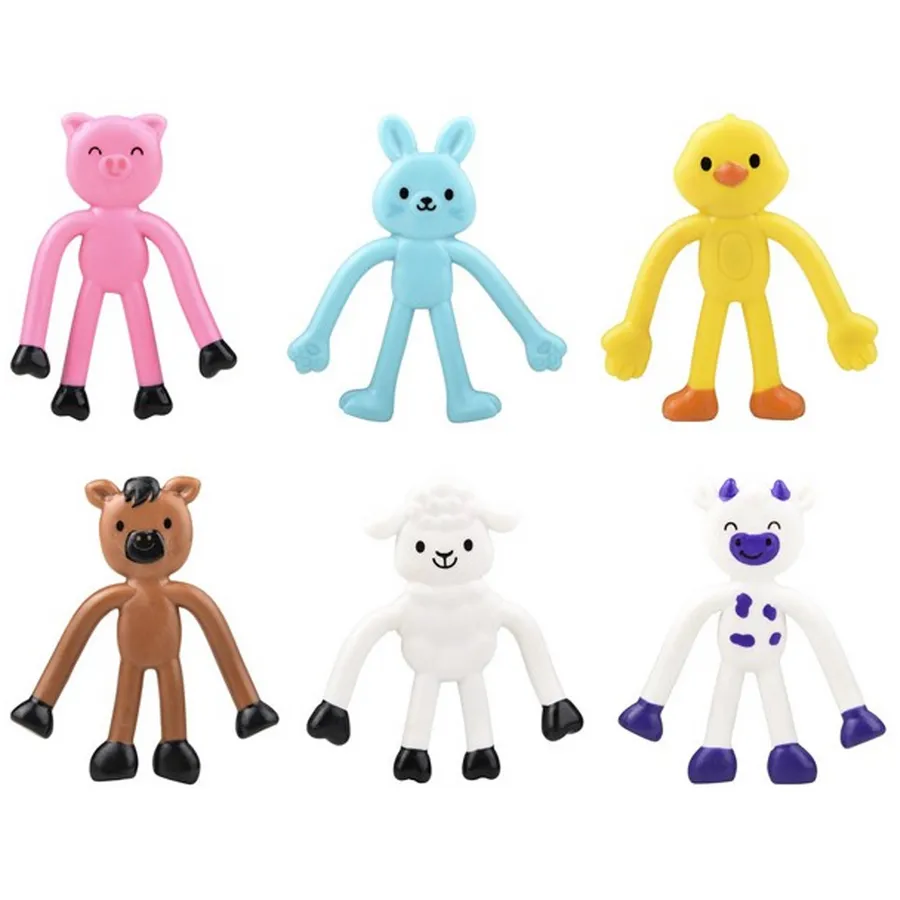 Mini Bendable Animal Toy - Assorted — wholesale Toys & Games by the case