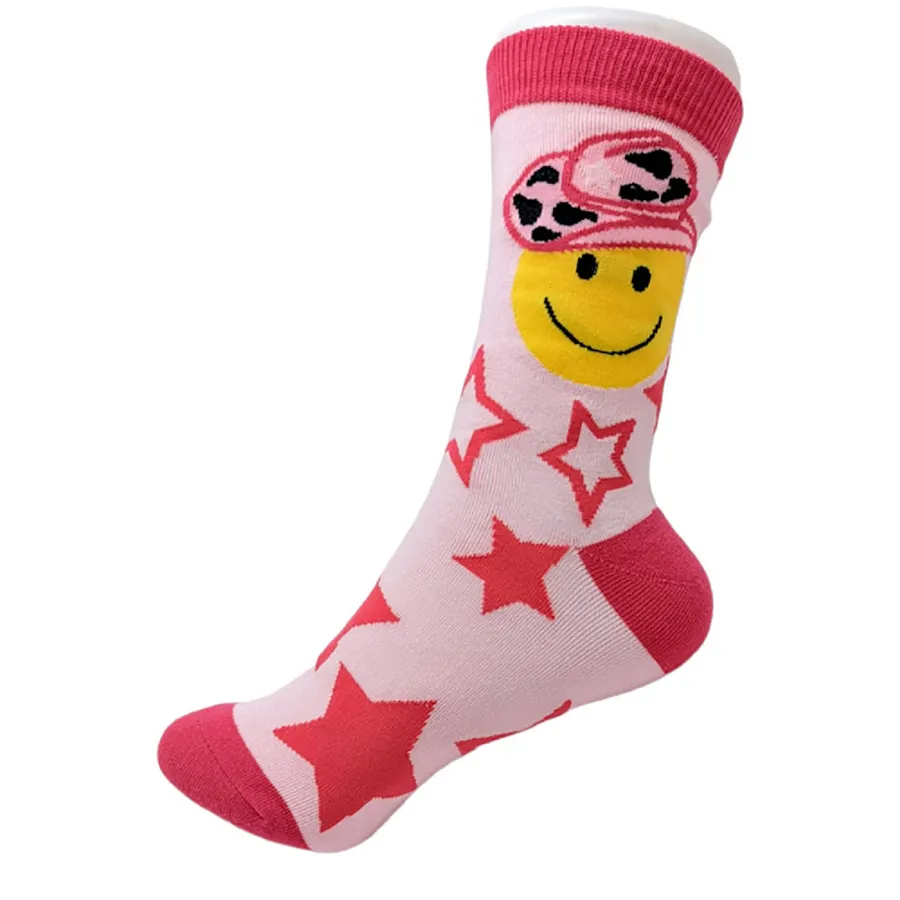 Cowgirl Socks Cheerful Design — wholesale Apparel & Accessories by the case