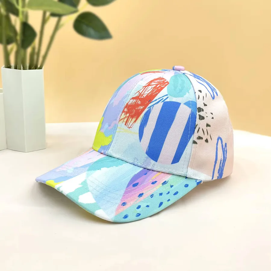 Printed Pattern Baseball Cap - Assorted — wholesale Apparel & Accessories by the case