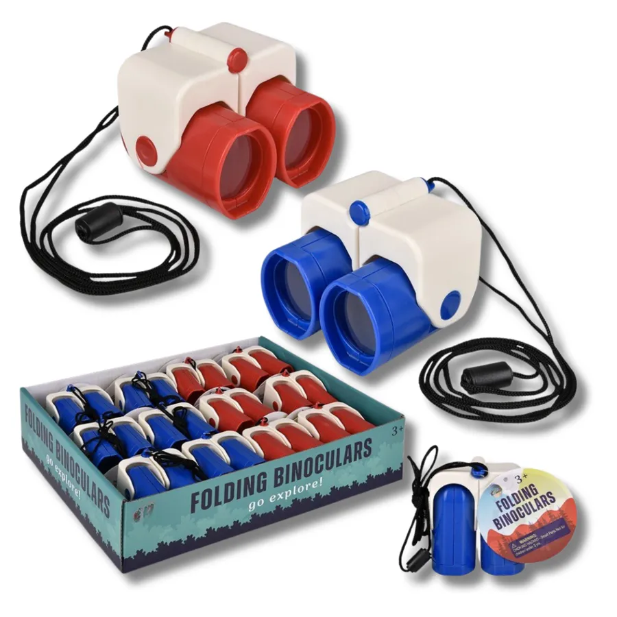Foldable Binoculars Toy For Kids - Assorted — wholesale Toys & Games by the case