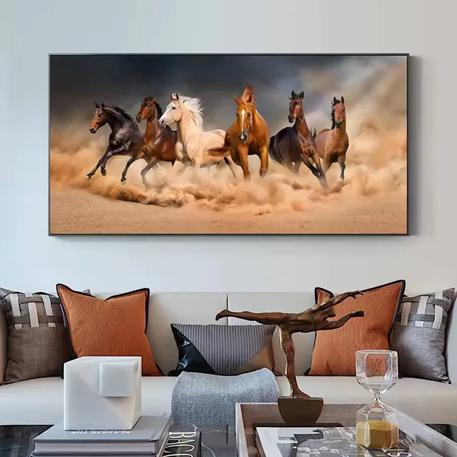 Modern Horse Wall Painting For Wall Home Décor — wholesale Home & Décor by the case