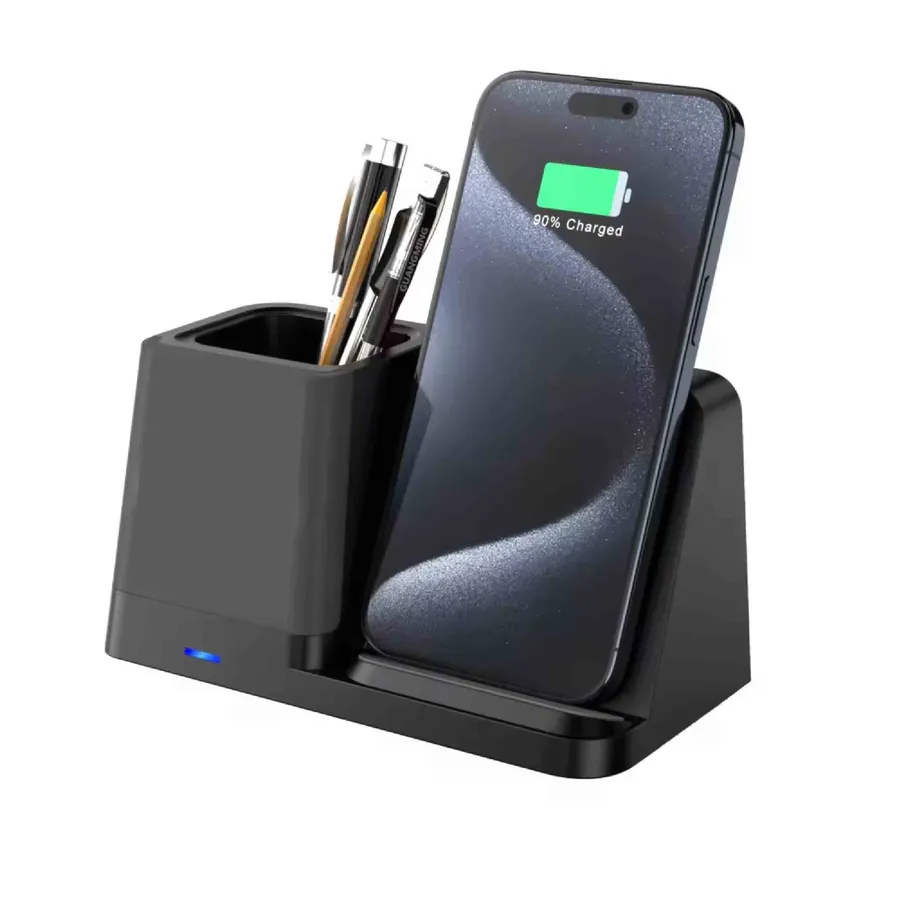 Wireless Charging Pen Holder For Desk - Assorted — wholesale Tech & Gadgets by the case