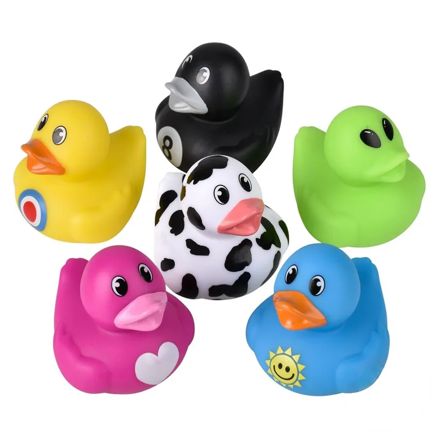 Colorful 2" Rubber Ducky Assortment — wholesale Beauty & Personal Care by the case