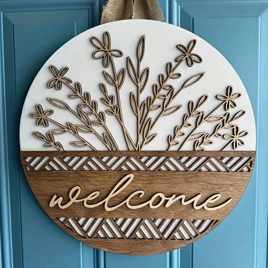 Wooden Wall Hanging Ornaments For Home Décor - Assorted — wholesale Home & Décor by the case