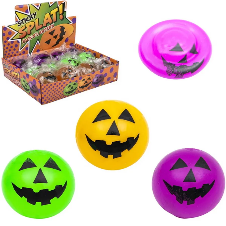 In Bulk Sticky Pumpkin Fidget Kids Toy — wholesale Fidgets & Sensory by the case