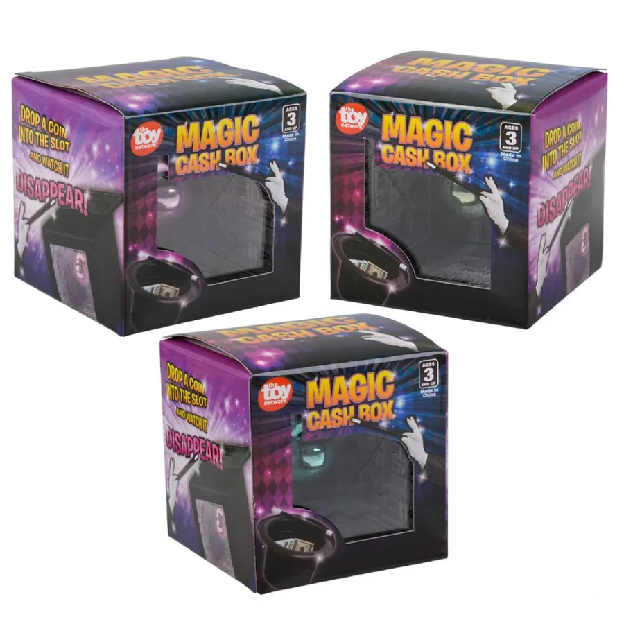 Magic Cash Box Kids Toy- Assorted — wholesale Toys & Games by the case