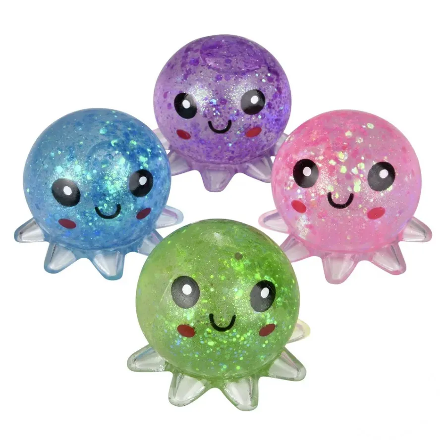Holiday Décor Squeezy Sugar Octopus Kids Toys - Assorted — wholesale Seasonal & Holiday by the case