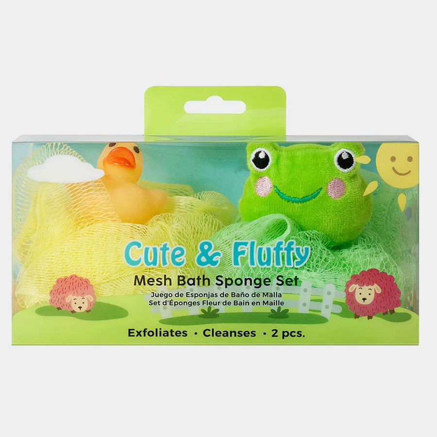 Mesh Bath Sponge Set For Kids — wholesale Beauty & Personal Care by the case