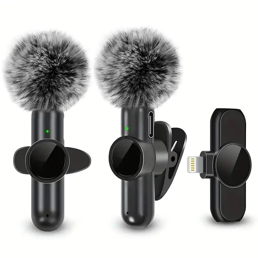 Wireless Bluetooth Lavalier Mic | Portable Vlogging Kit — wholesale Tech & Gadgets by the case