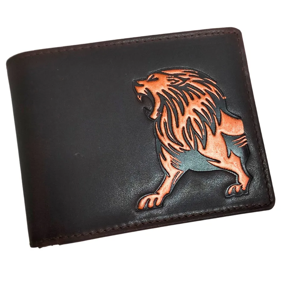 Leo Men Casual Dark Brown 3D Print — wholesale Bags & Backpacks by the case