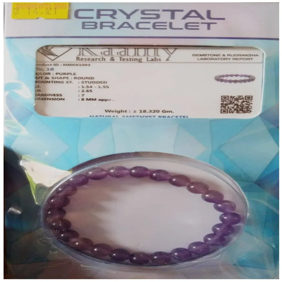 Wholesale Unique Adjustable Bracelet with Natural Purple Amethyst Beads (Sold by PCS) — wholesale Apparel & Accessories by the case
