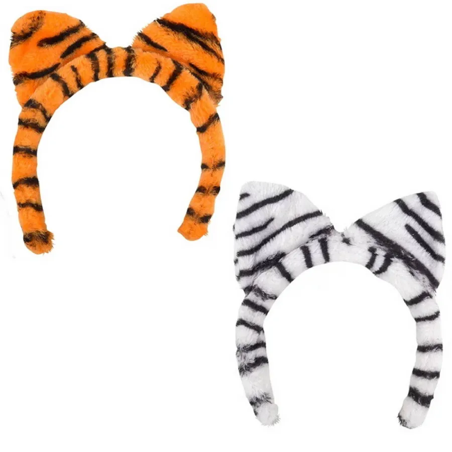 Tiger Ear Soft Plush Kids Headband - Assorted — wholesale Plush & Squishies by the case