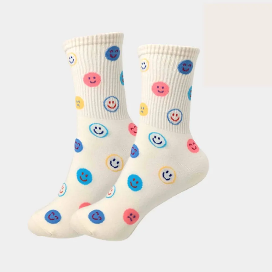 Easter Smile Face Patterned Socks — wholesale Seasonal & Holiday by the case