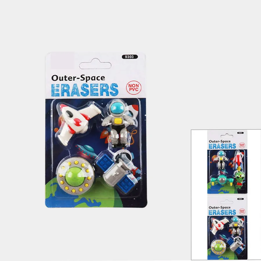 Easter Outer Space Erasers For Valentine - Assorted — wholesale Seasonal & Holiday by the case