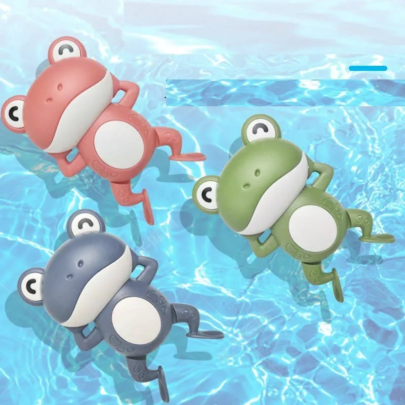 Kids Swimming Frog Bath Toys — wholesale Beauty & Personal Care by the case