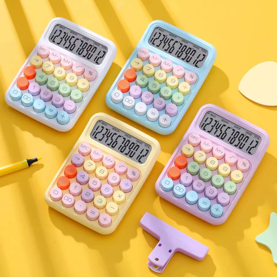 Easter Cute Silent Mechanical Keyboard 12 Bit Calculator — wholesale Seasonal & Holiday by the case