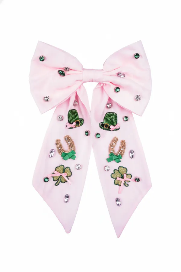 Classic Pink Hair Bow Barrette - Elegant Everyday Hair Accessories for Boutique Styling — wholesale Apparel & Accessories by the case