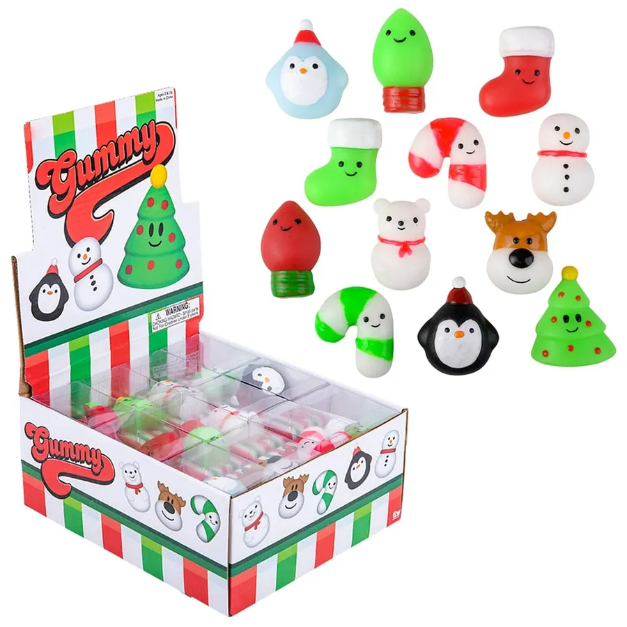 Gummy Christmas Characters Kids Toys — wholesale Seasonal & Holiday by the case