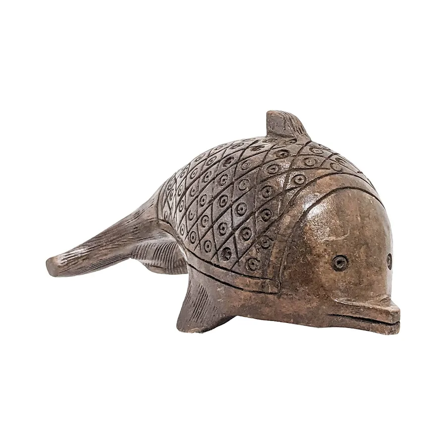 Handcrafted Wooden Dolphin Statue — wholesale Toys & Games by the case