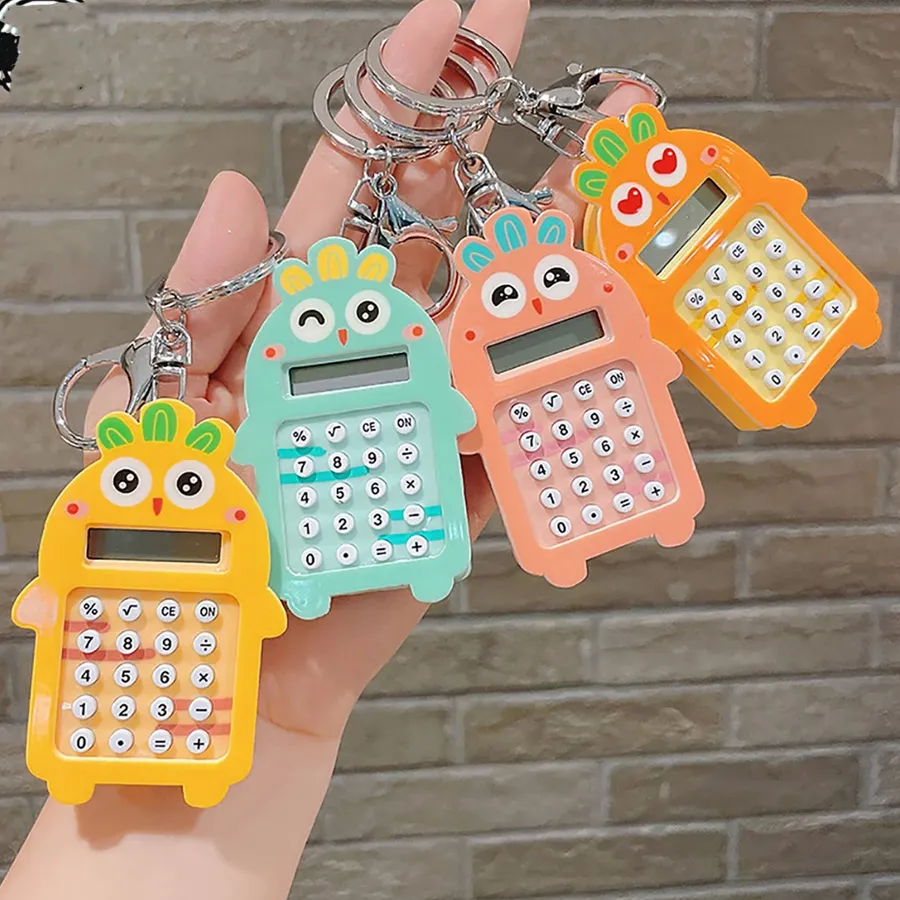 Calculator Keychain Toy For Kids - Assorted — wholesale Keychains & Charms by the case