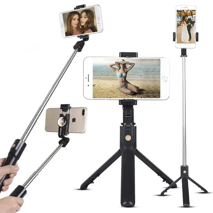 Wireless Selfie Stick — Travel & Vlogging | Integrated Tripod | Bluetooth Remote — wholesale More Wholesale Goods by the case