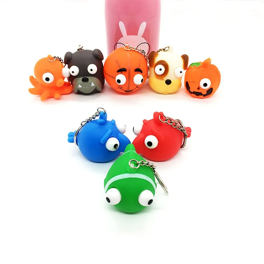 Animal Shaped Keychain Toy For Kids - Assorted — wholesale Keychains & Charms by the case