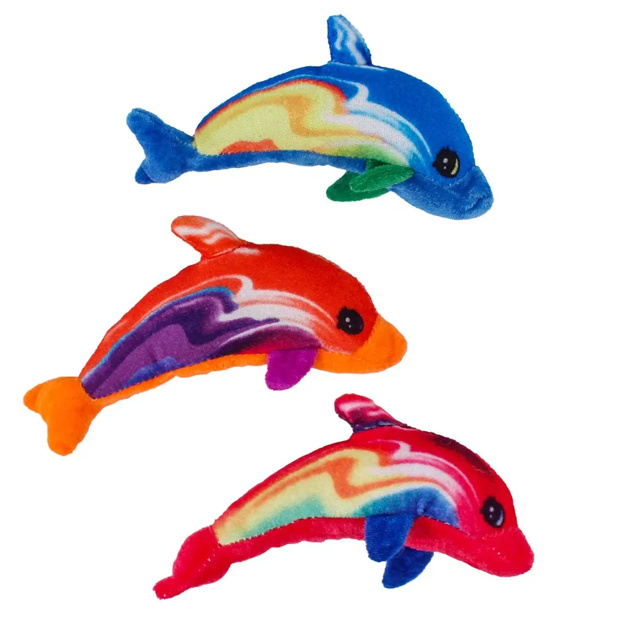 Rainbow Dolphin Soft Plush Assorted Kids Toy — wholesale Plush & Squishies by the case