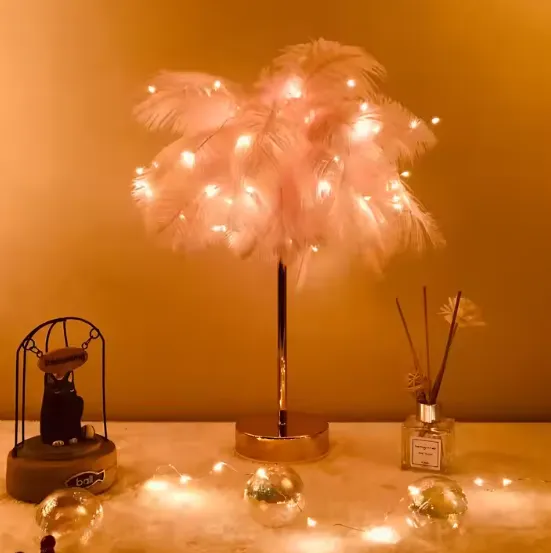 Feather LED Lamp USB — Gullee Gadgets Self-Care Gift — wholesale Tech & Gadgets by the case