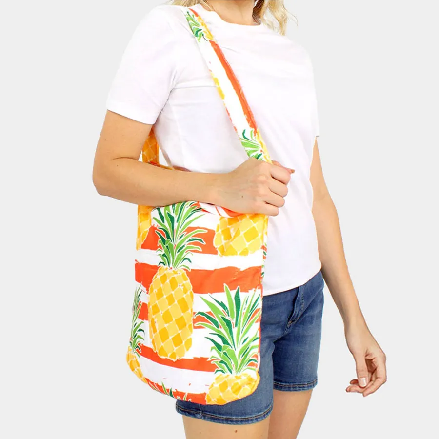 Easter Pineapple Patterned Beach Towel and Tote Bag — wholesale Seasonal & Holiday by the case