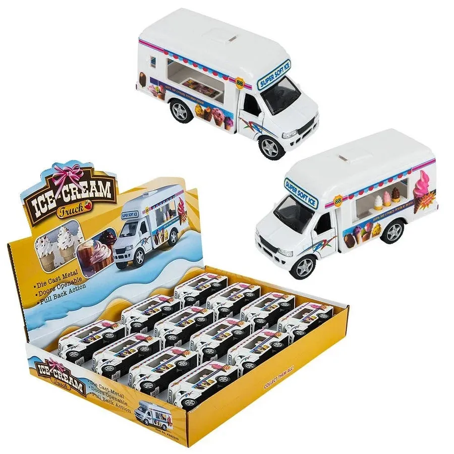 Pull Back Ice Cream Truck Fidget Kids Toy — wholesale Fidgets & Sensory by the case