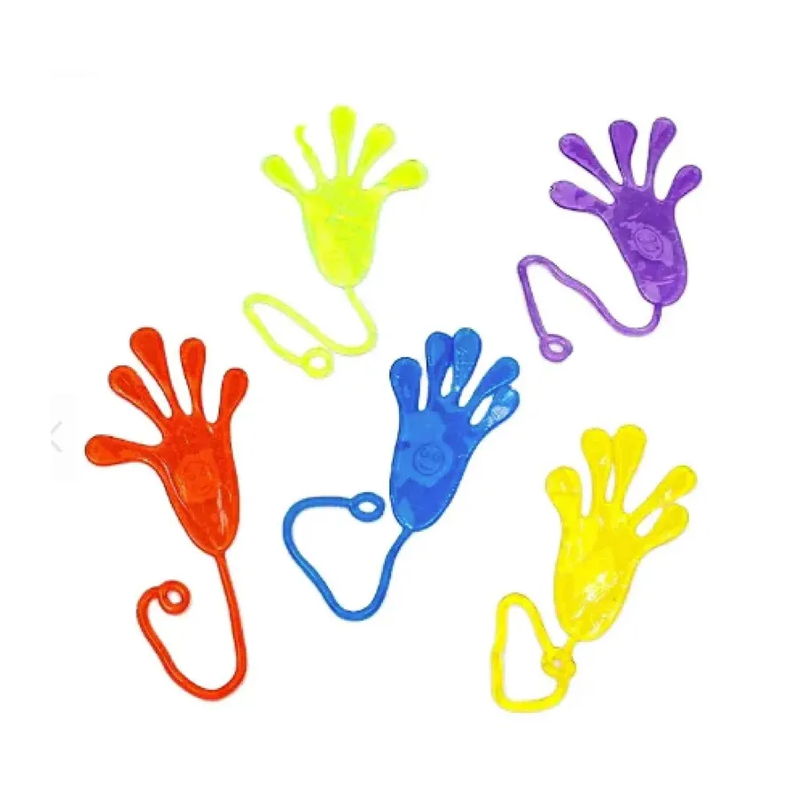 Elastic Sticky Squishy Slap Hands - Assorted — wholesale Plush & Squishies by the case