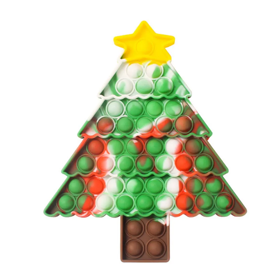 Multi-Bubble Christmas Tree Pop It Fidget Toys - Assorted — wholesale Fidgets & Sensory by the case