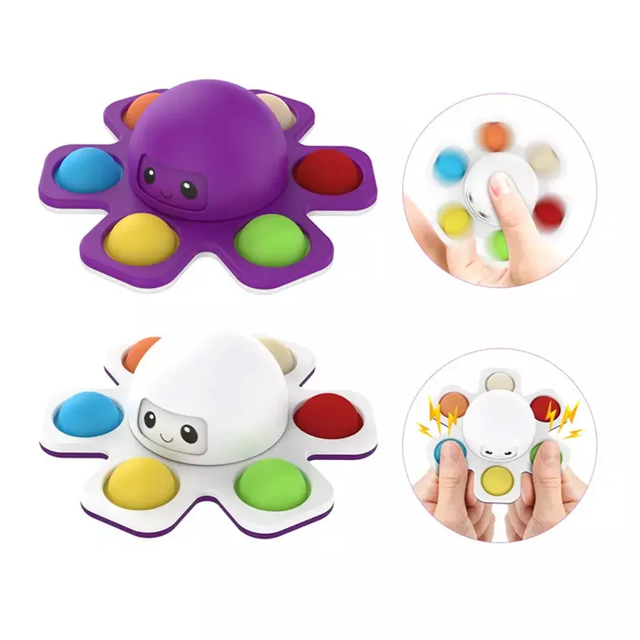 Octopus Fidget Stress Reliever Spinner Kids Toys — wholesale Fidgets & Sensory by the case