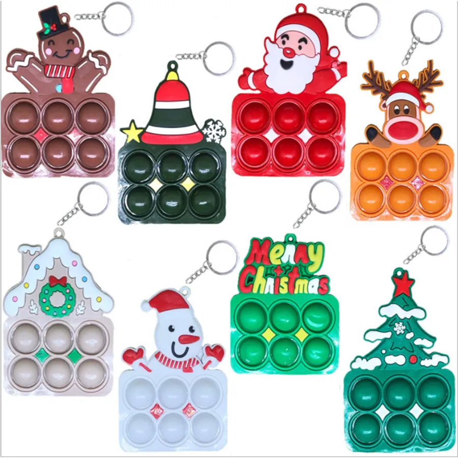 Mini Blow Bubble Fidget Keychain Kids Toy- Assorted — wholesale Fidgets & Sensory by the case