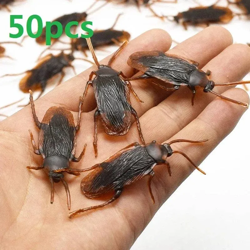 Plastic Cockroaches Practical Jokes Home Décor — wholesale Party & Gifts by the case