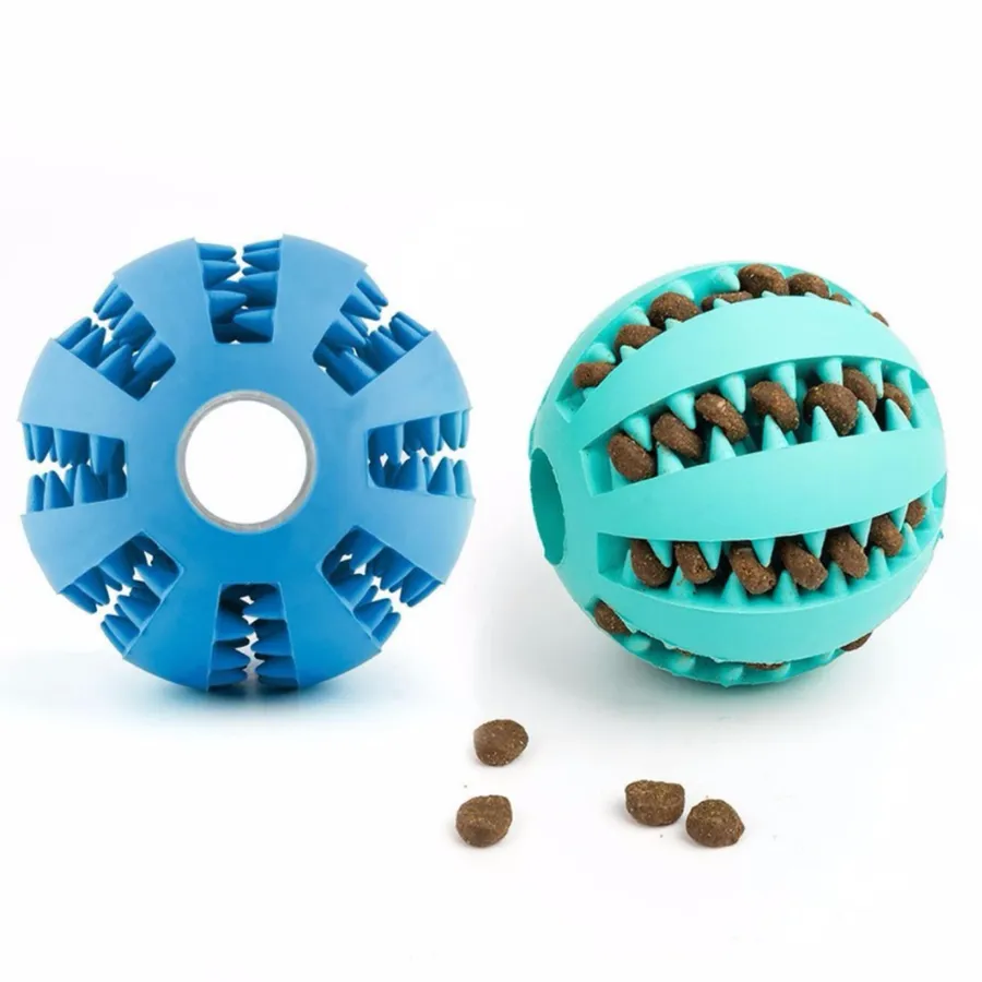 Soft Rubber Dog Toy Ball - Teeth Cleaning — wholesale Pet by the case