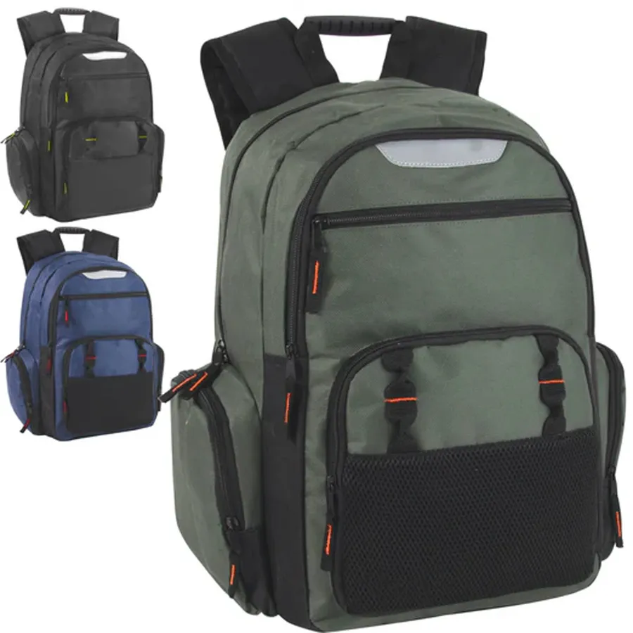 Easter Reflective Multi Pocket Backpack - Assorted — wholesale Seasonal & Holiday by the case