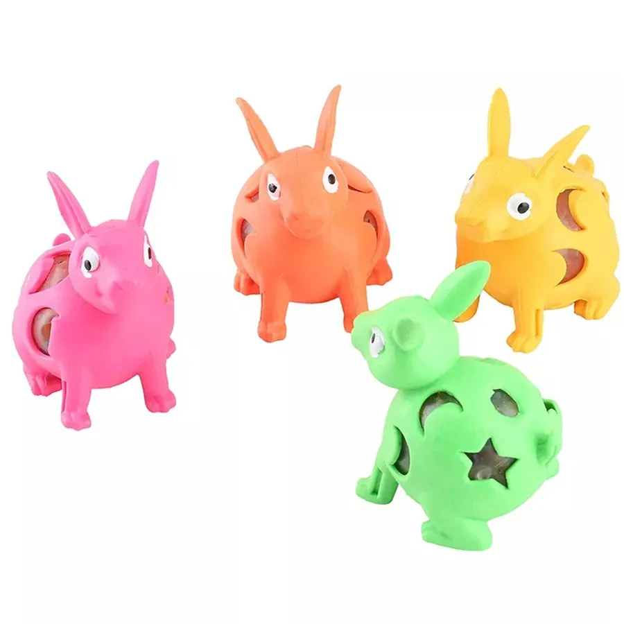 Squishy Bunny Stress Balls 's Toy Valentine In Bulk — wholesale Fidgets & Sensory by the case