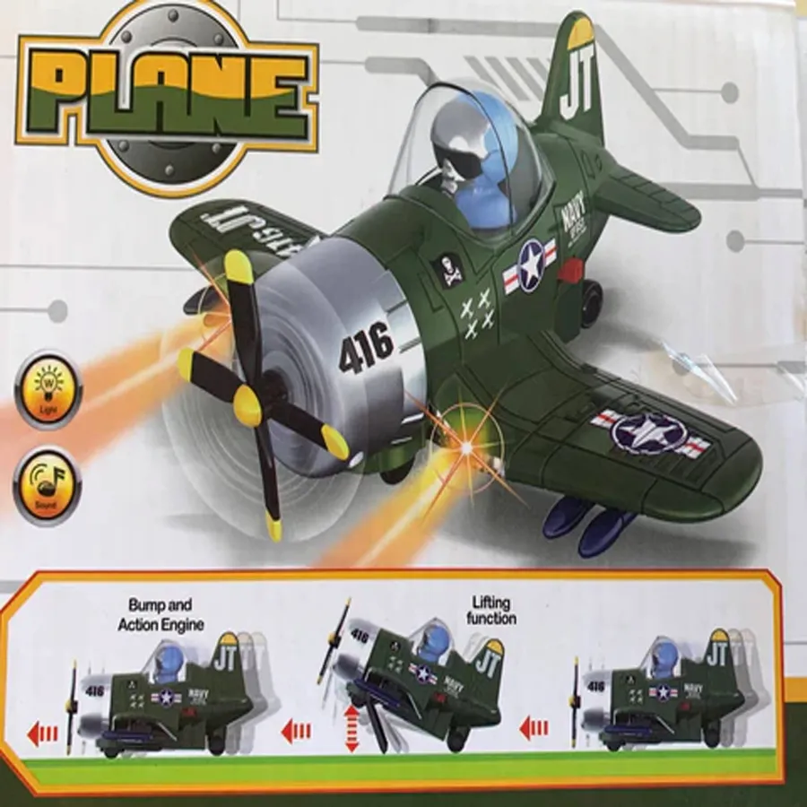 Easter Airplane Pilot Aviator Jet With Light & Sound — wholesale Seasonal & Holiday by the case
