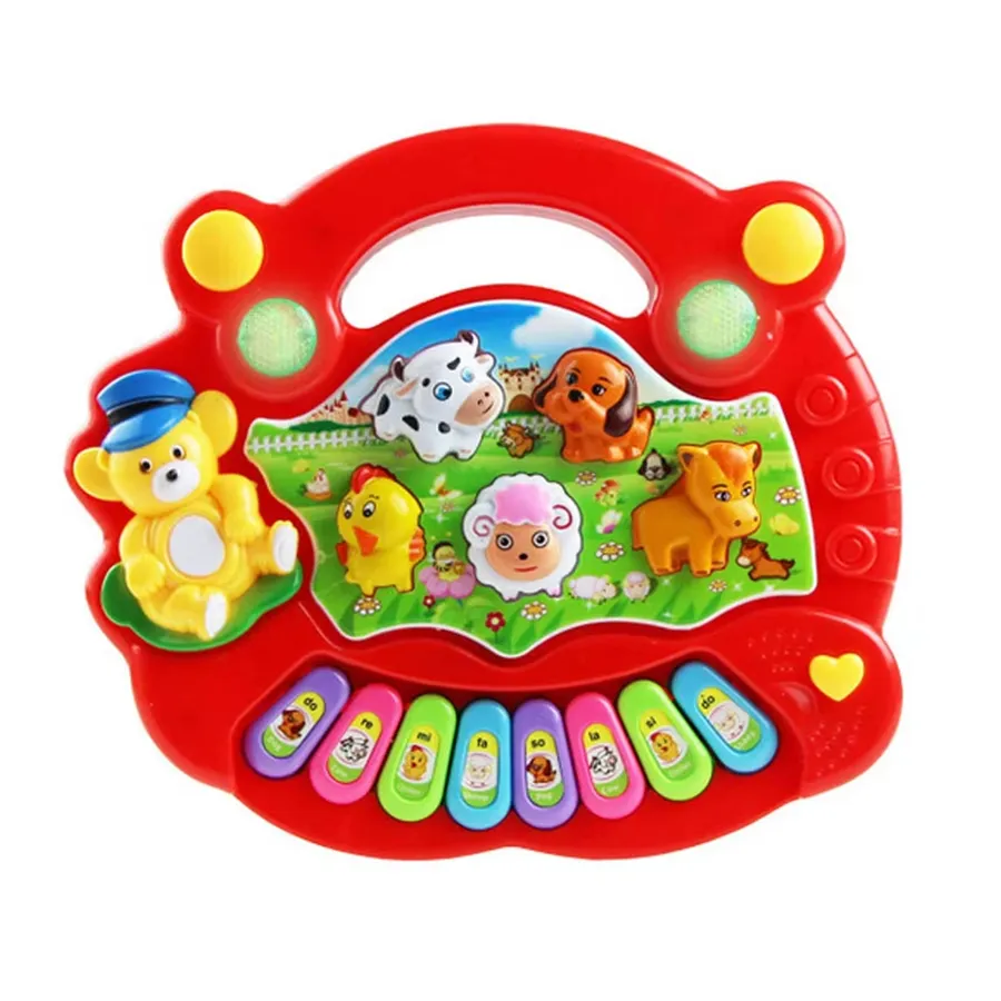 Animal Themed Educational Musical Piano Kids Toys — wholesale Toys & Games by the case