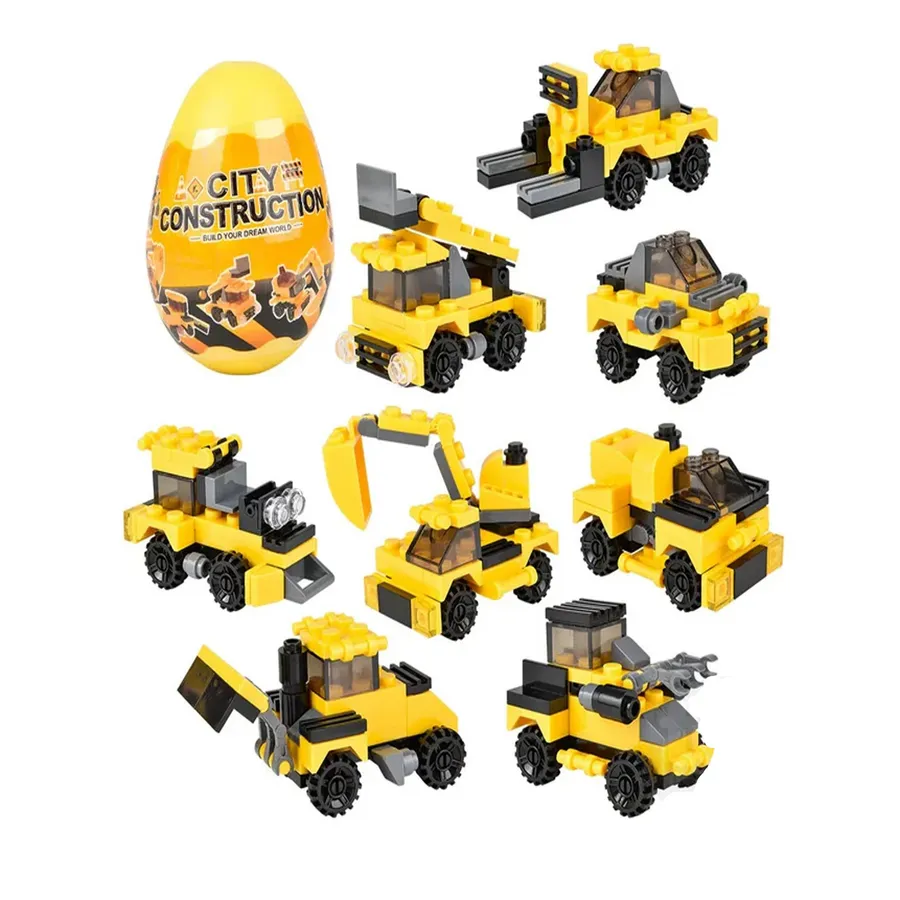 Construction Building Blocks Kids Toy- Assorted — wholesale Toys & Games by the case
