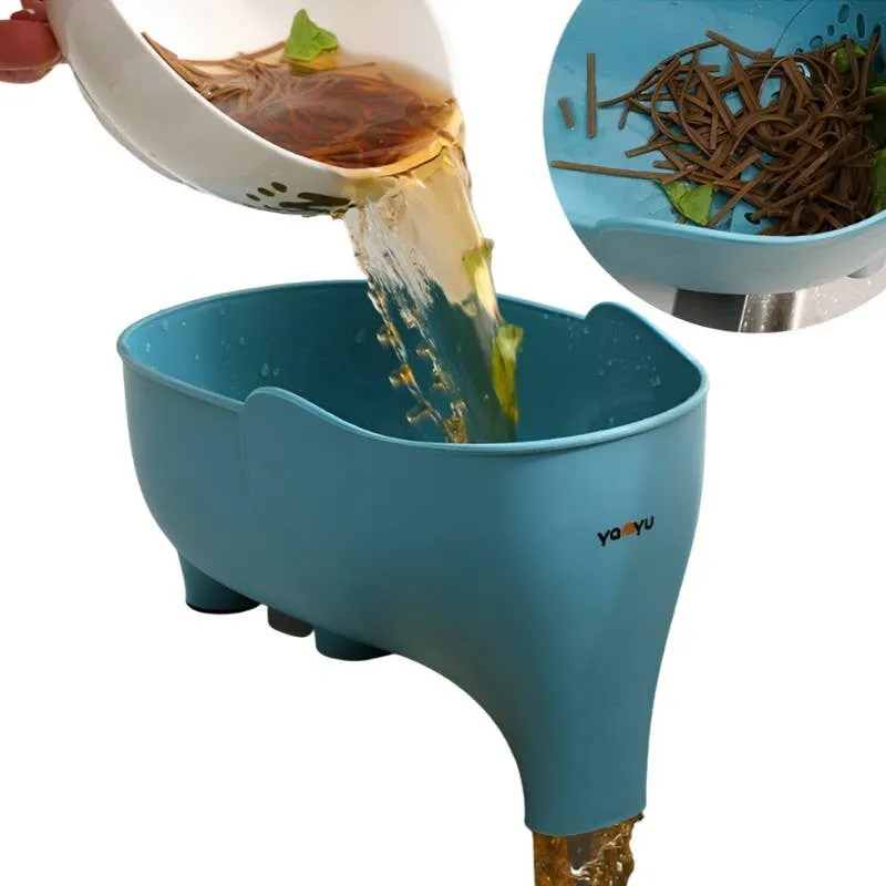 Elephant Sink Drain Basket Set 2x — Gullee Gadgets Kitchen — wholesale Kitchen & Drinkware by the case
