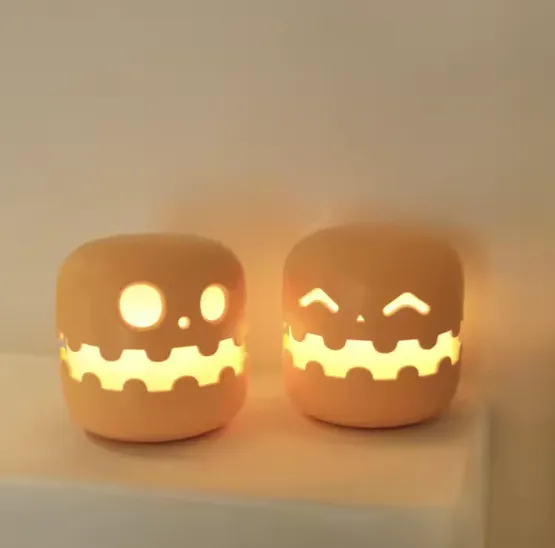 Halloween Pumpkin Spice Ghost LED Rechargeable Night Light — wholesale Seasonal & Holiday by the case