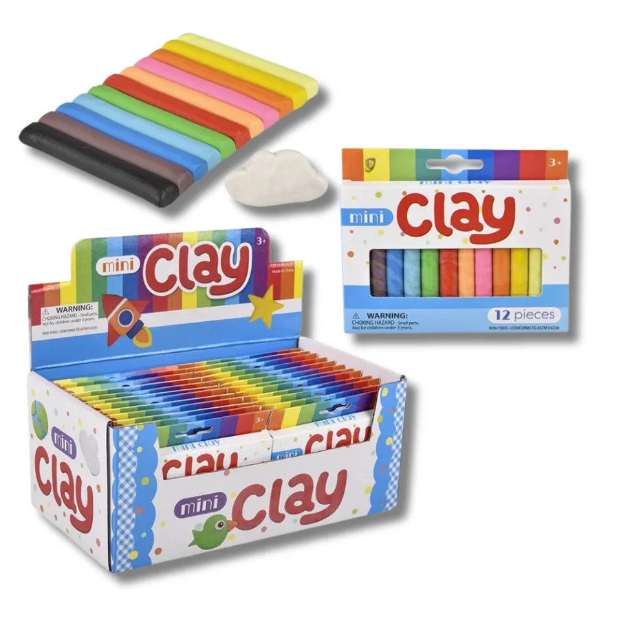 Miniature Mini Clay Holiday Fun For Kids- Assorted — wholesale Seasonal & Holiday by the case
