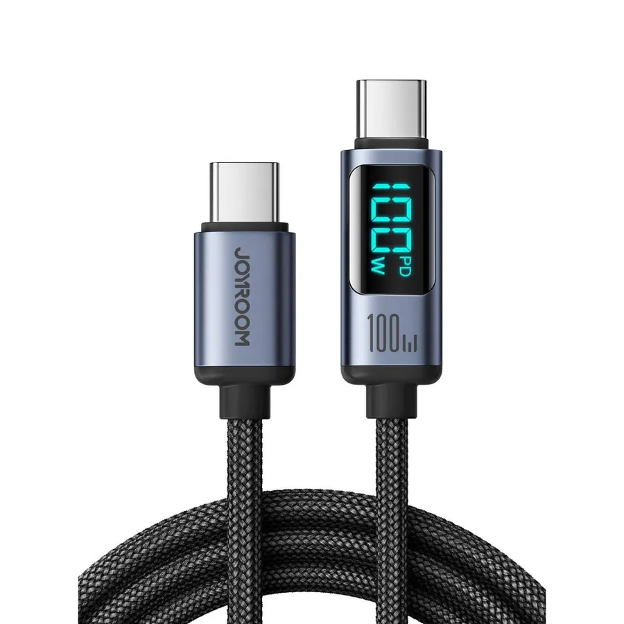 Braided Charging Cable | Digital Display — wholesale Tech & Gadgets by the case
