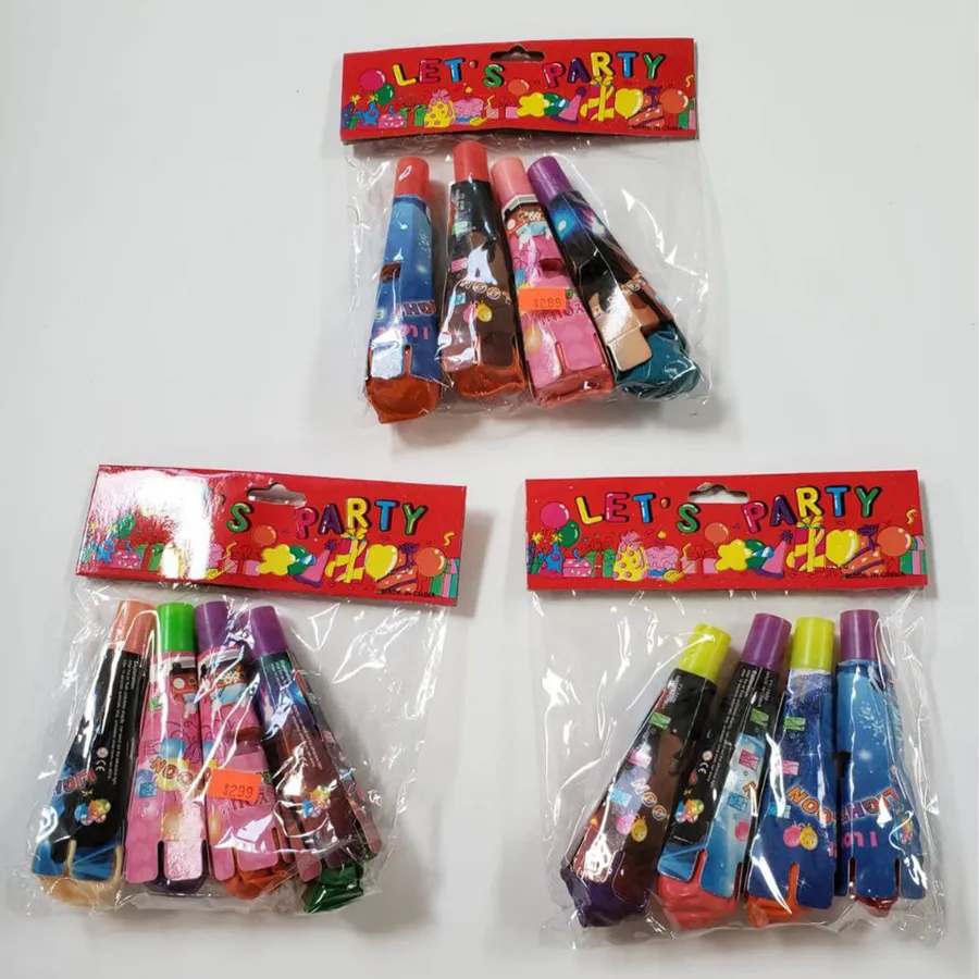 Valentine Low-Whistle Paper Blowouts For Celebrations — wholesale Seasonal & Holiday by the case
