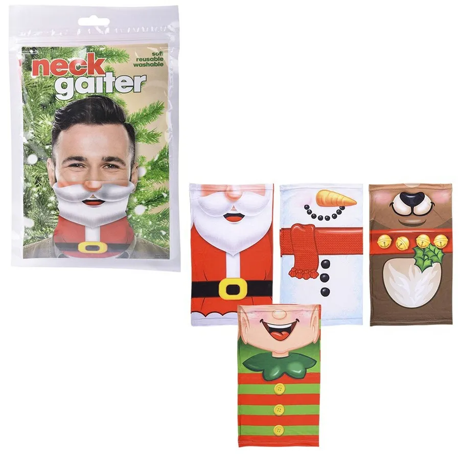 Winter Holiday Neck Gaiter Fidget Kids & Adults — wholesale Fidgets & Sensory by the case