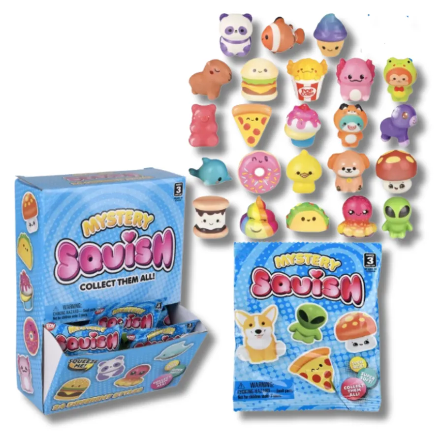 Mini Squish Blind Bag 2" Fidget Kids Toy – 24 Piece Set — wholesale Fidgets & Sensory by the case