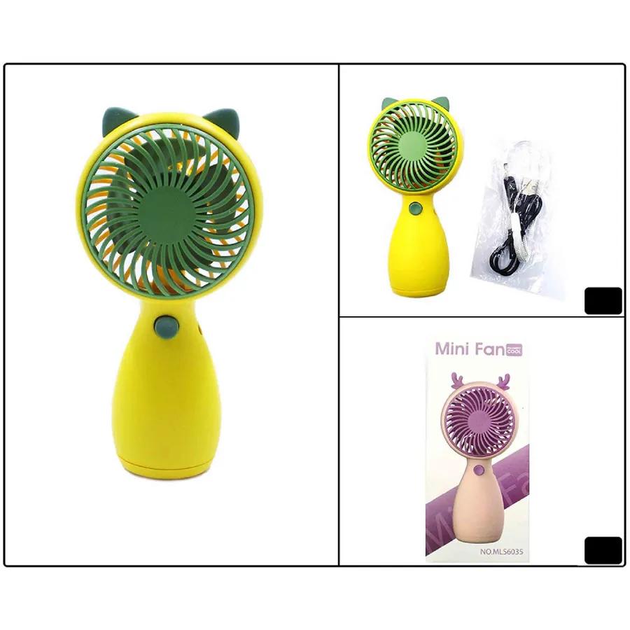 Mini Portable Handheld Cooling Fan - Assorted — wholesale Tech & Gadgets by the case